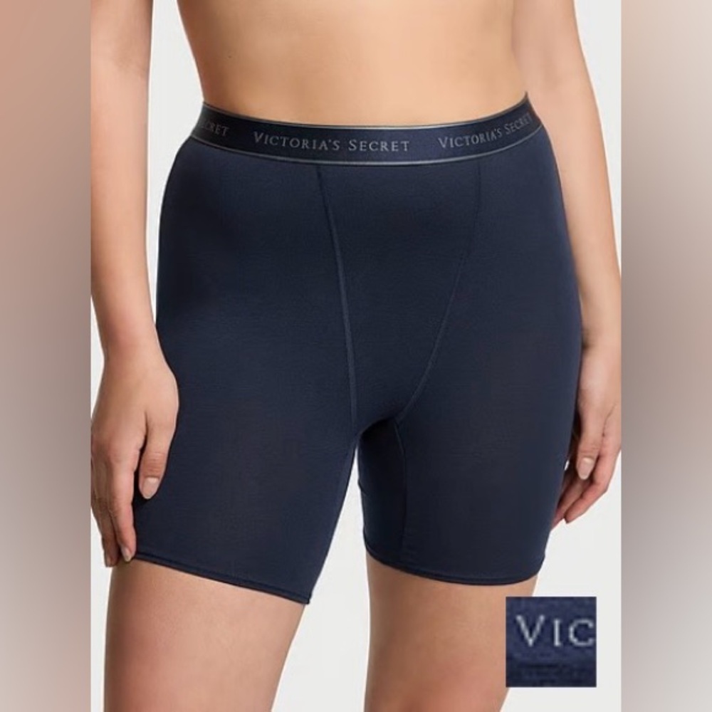 Victoria's Secret Logo Cotton High-Waist Boxer Brief